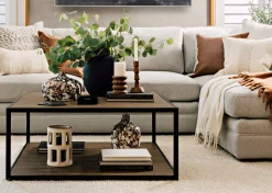 Urban Barn Riva Coaster Set with Holder- Table Linens & Coasters