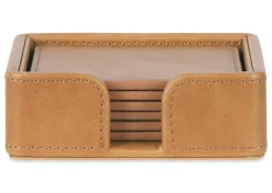 Urban Barn Riva Coaster Set with Holder- Table Linens & Coasters