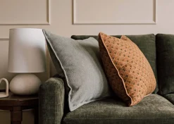 Urban Barn Ruhi Cotton Pillow 20x20 Rust- Pillows