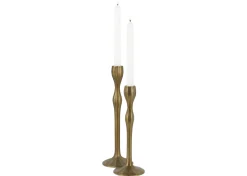 Urban Barn Ryah Candle Holder Antiqued Brass- Candles & Holders