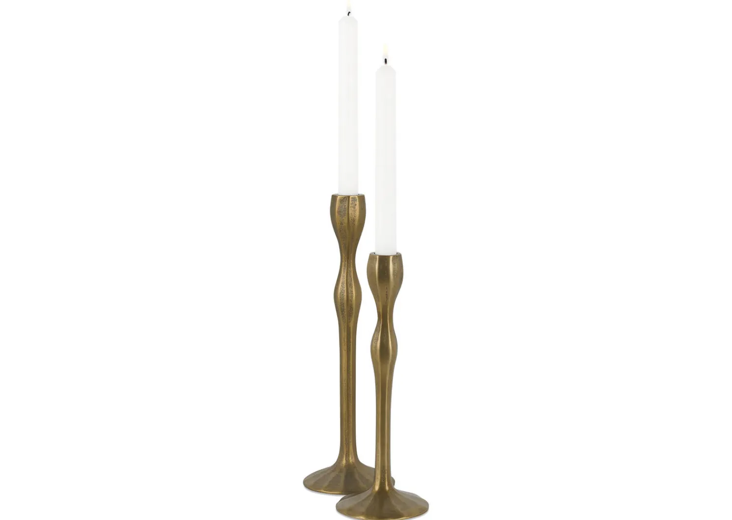 Urban Barn Ryah Candle Holder Antiqued Brass- Candles & Holders