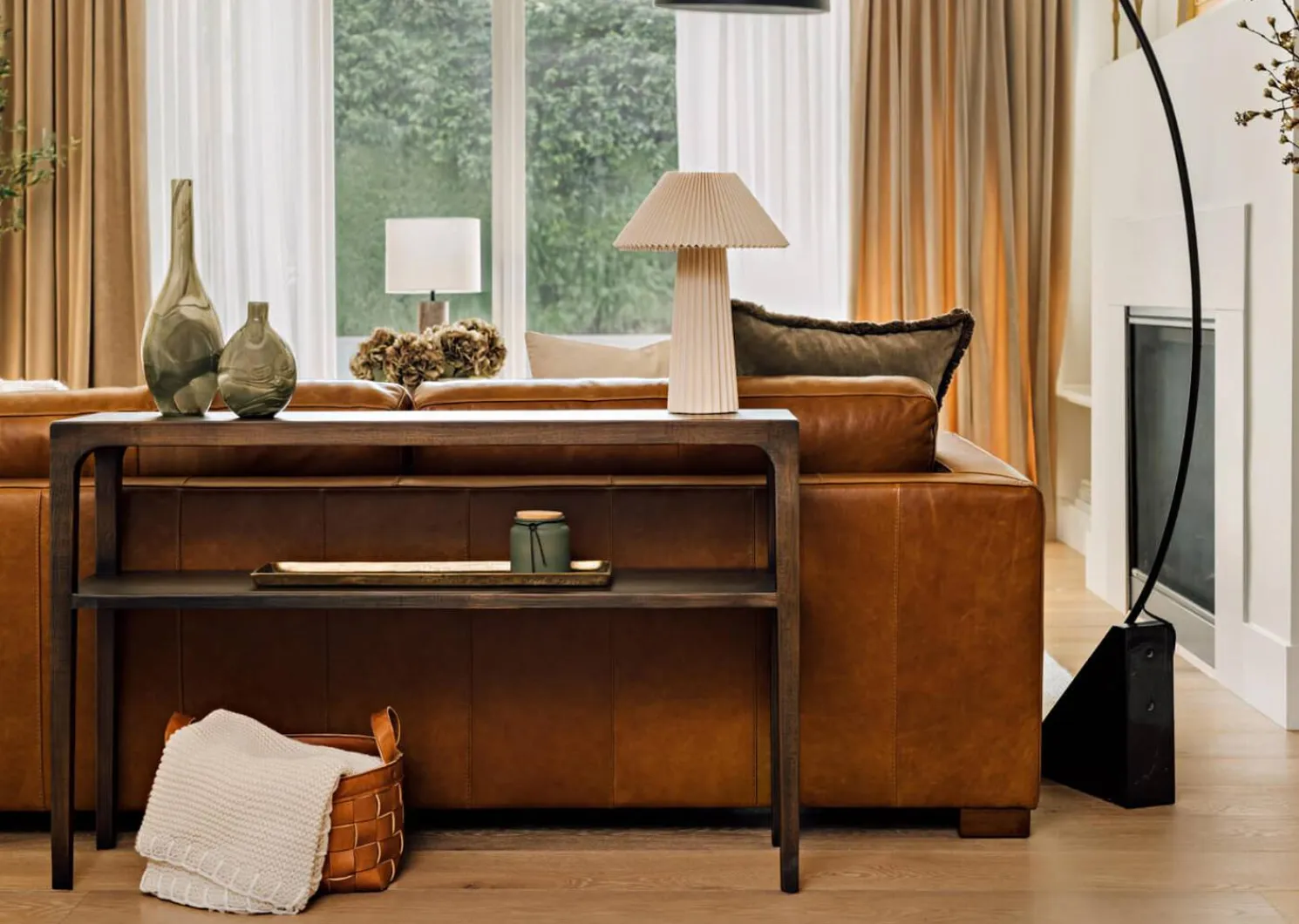 Urban Barn Seana Table Lamp Ivory- Table Lamps