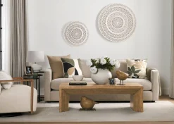 Urban Barn Simone Leather Swivel Chair- Accent Chairs