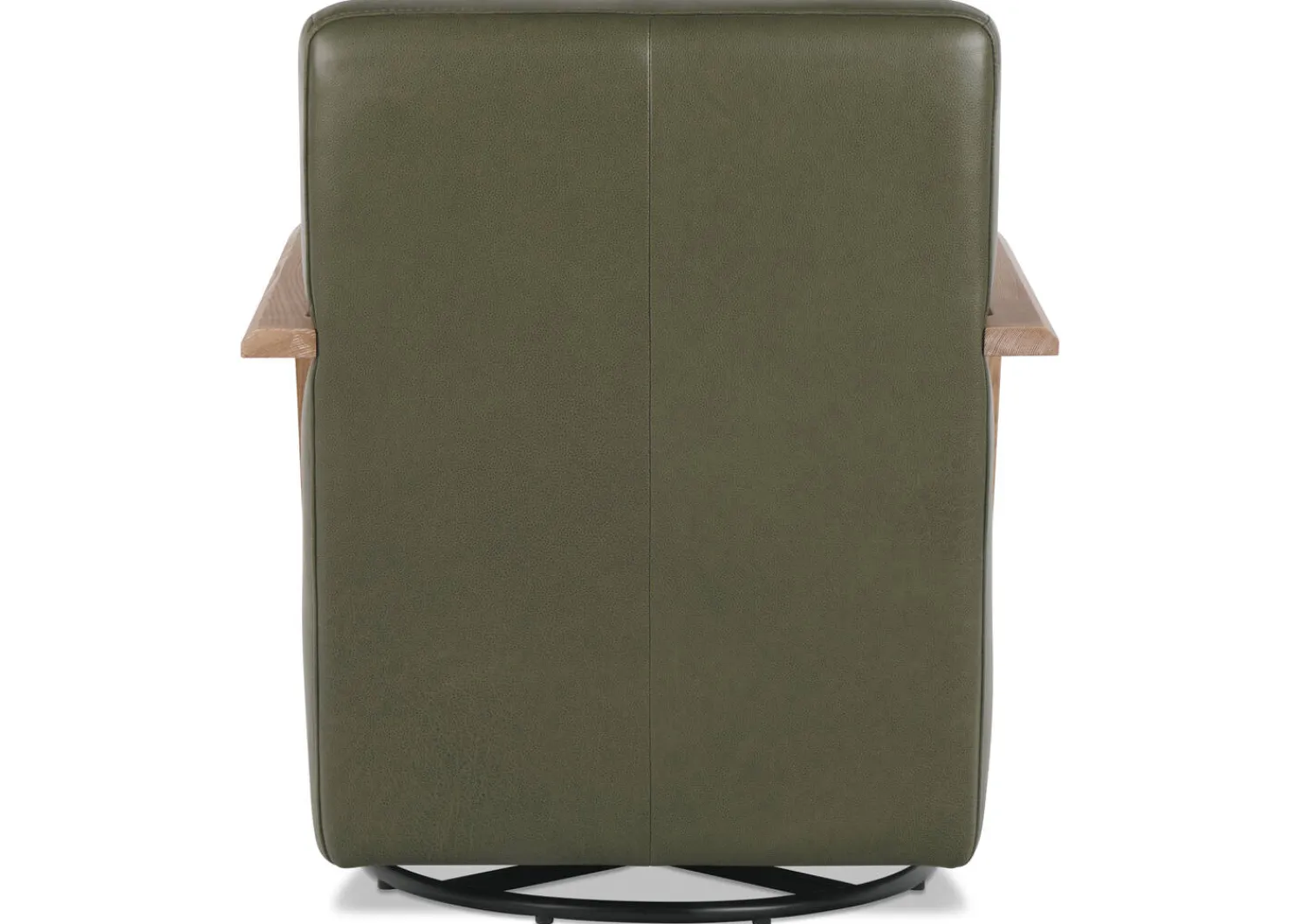 Urban Barn Simone Leather Swivel Chair- Accent Chairs