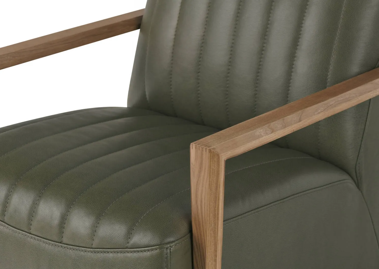 Urban Barn Simone Leather Swivel Chair- Accent Chairs