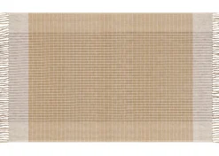 Urban Barn Stevie Cotton Plaid Throw Fawn/Multi- Throws