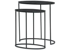 Urban Barn Tana Recycled Metal Nesting Table -Bronze- Side Tables