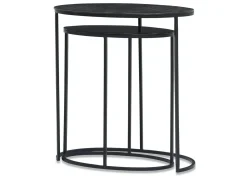 Urban Barn Tana Recycled Metal Nesting Table -Bronze- Side Tables