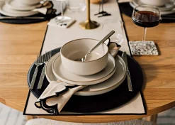 Urban Barn Tenly Round Placemat- Table Linens & Coasters