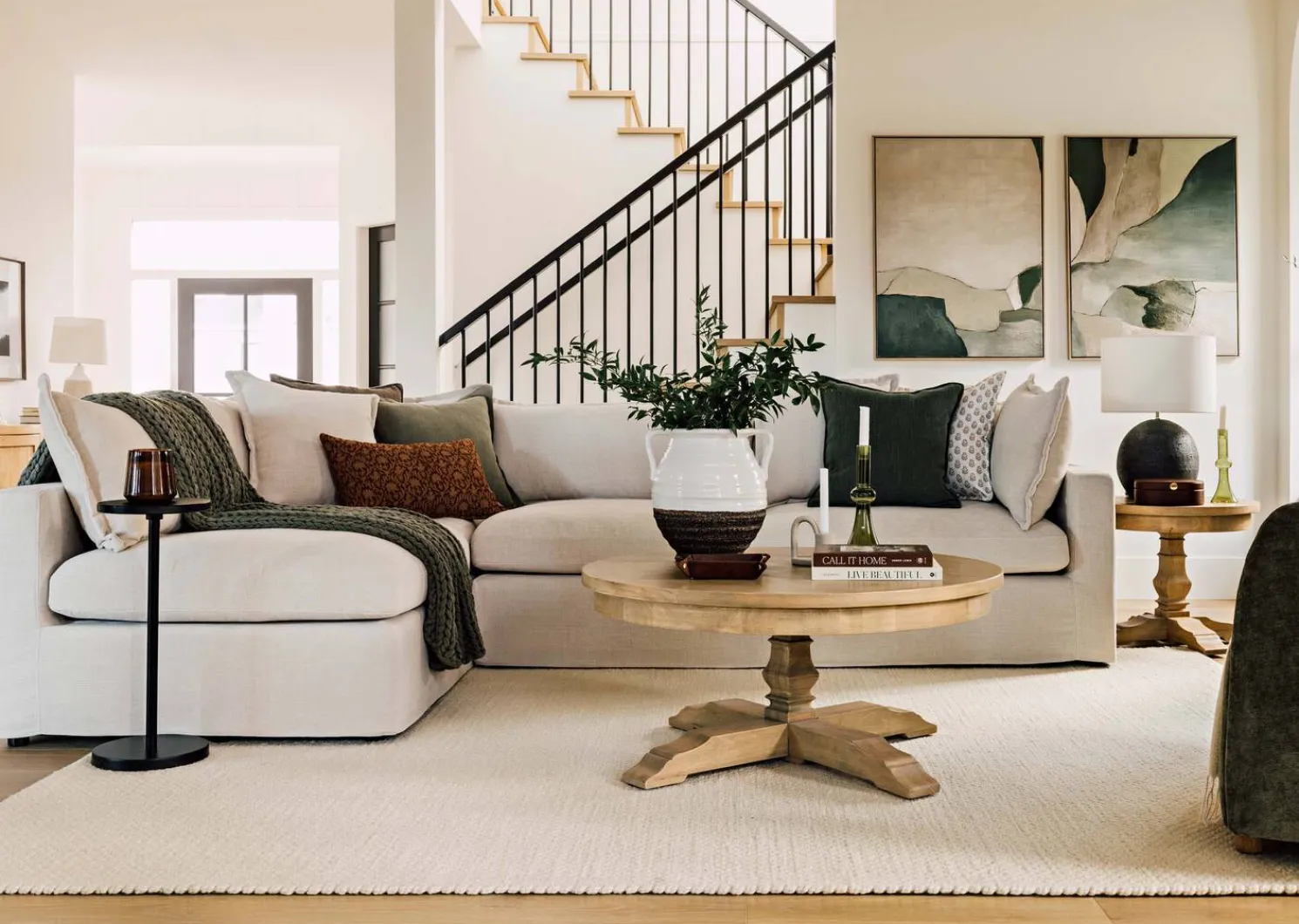 Urban Barn Thatcher Round Coffee Table- Coffee Tables