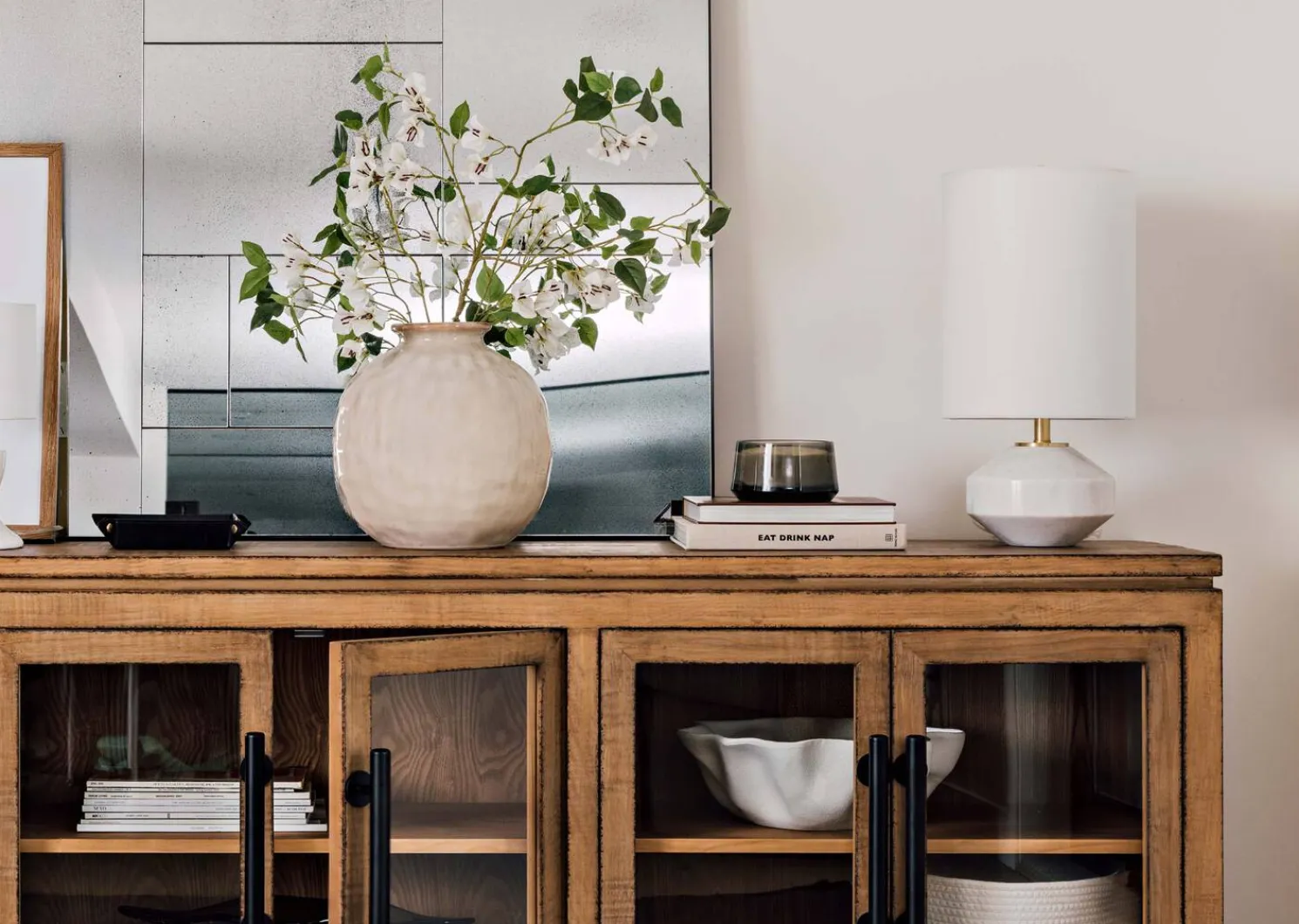 Urban Barn Thea Table Lamp White- Table Lamps