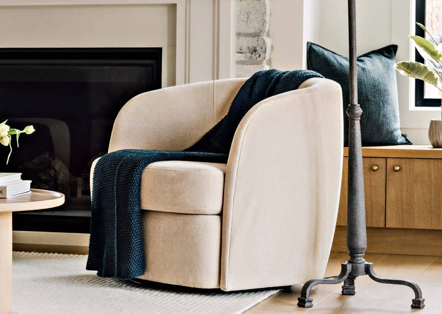 Urban Barn Tineke Ficus Plant Potted- Blooms & Branches