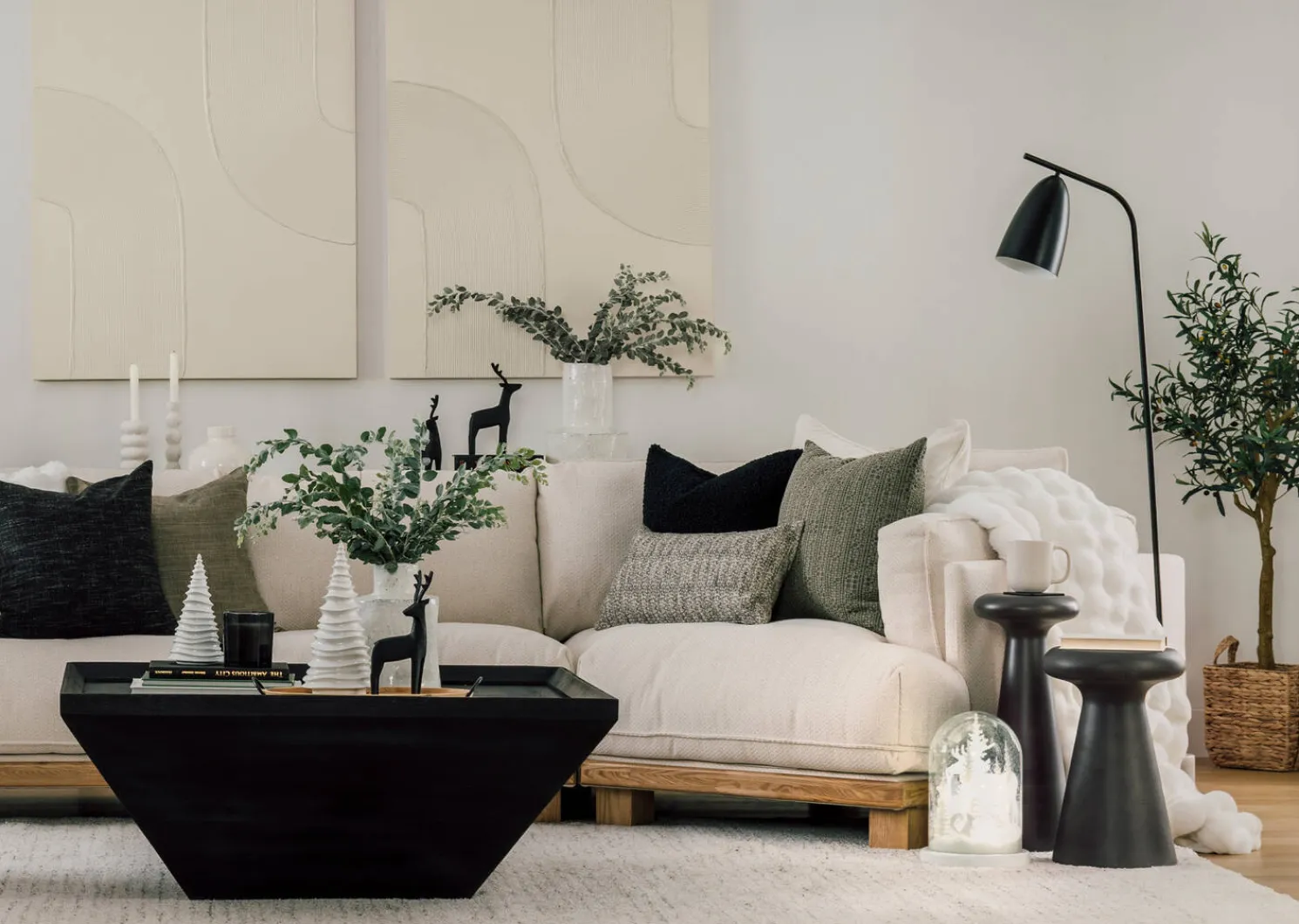 Urban Barn Tristin Olive Tree Potted Large- Blooms & Branches