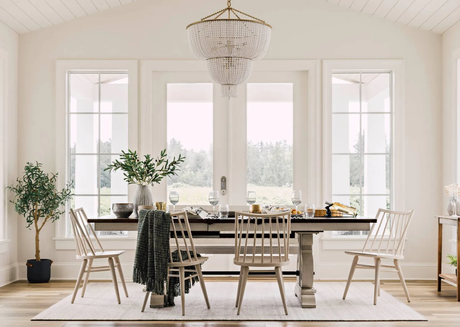 Urban Barn Tristin Olive Tree Potted Large- Blooms & Branches