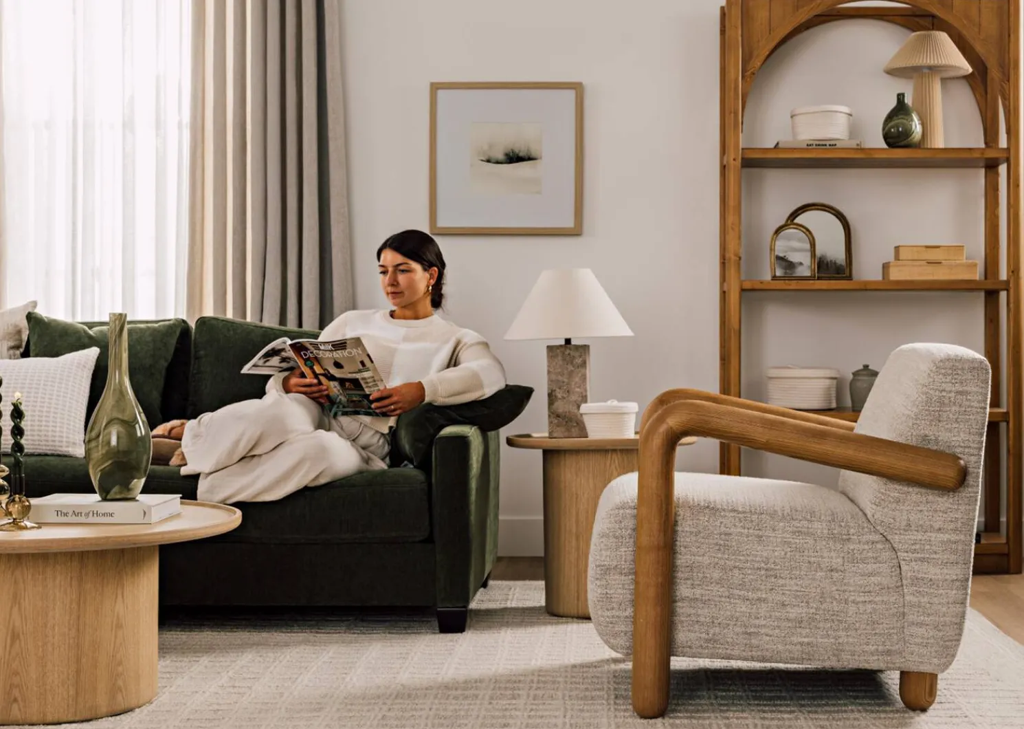 Urban Barn Vilma Armchair -Fino Sand- Accent Chairs