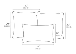 Urban Barn Warm Botanical Pillow Set- Pillow Sets