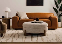 Urban Barn Willis Wool Rug Ivory/Sand/Grey- Area Rugs