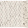 Urban Barn Withers Cotton Throw Natural/Ash- Throws