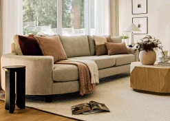 Urban Barn Withers Cotton Throw Natural/Ash- Throws