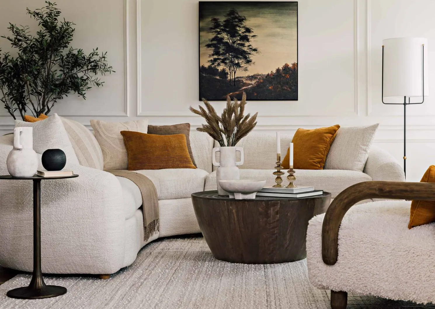 Urban Barn Yasmine Recycled Metal Accent Table -Umber- Side Tables