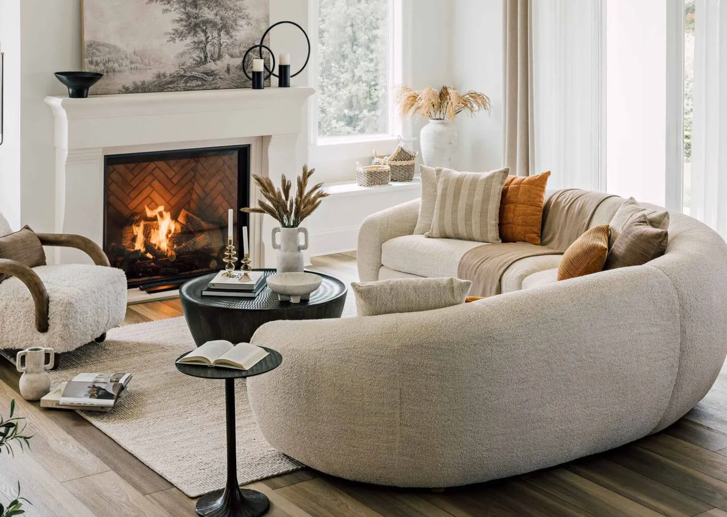 Urban Barn Yasmine Recycled Metal Accent Table -Umber- Side Tables