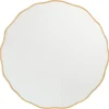 Urban Barn Zina Wavy Round Wall Mirror Brass- Mirrors