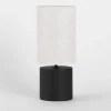 Urban Barn Zuma Portable LED Table Lamp Black- Table Lamps